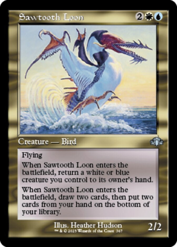 Sawtooth Loon [#367 Old Frame Bonus Sheet] (DMR-U)