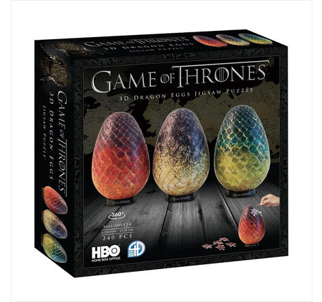 Game of Thrones Dragon Eggs 3D Puzzle Set