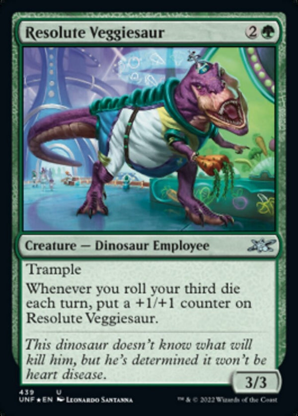 Resolute Veggiesaur [#439 Galaxy Foil] (UNF-U)