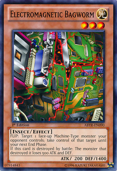 Electromagnetic Bagworm (ABYR-EN090) Common - Near Mint 1st Edition