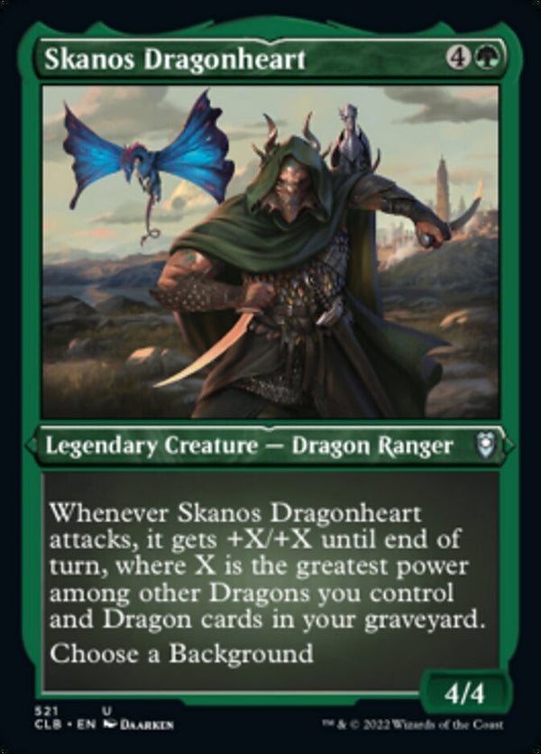 Skanos Dragonheart [#521 Etched Foil] (CLB-U)