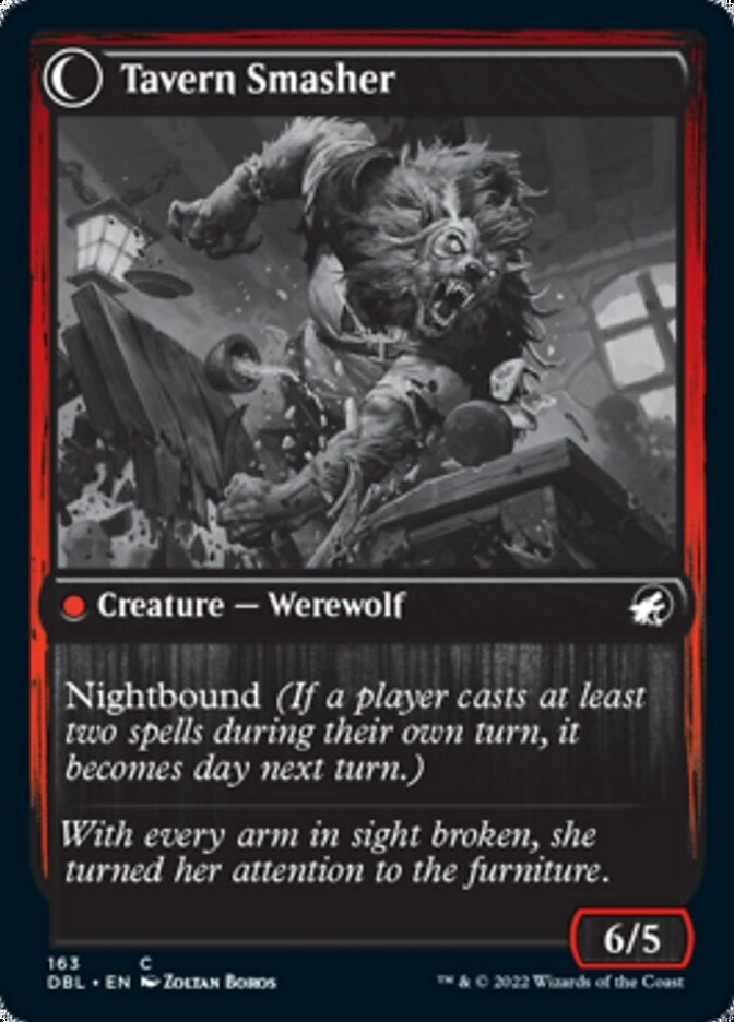 Tavern Ruffian // Tavern Smasher [#163] (DBL-C)