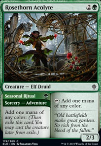 Rosethorn Acolyte // Seasonal Ritual (ELD-C)