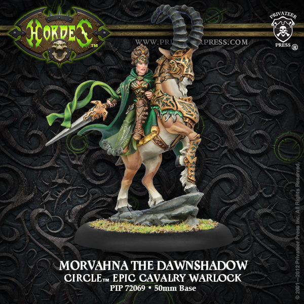 Hordes: Circle - Morvahna the Dawnshadow, Light Cavalry Epic Warlock (Metal)