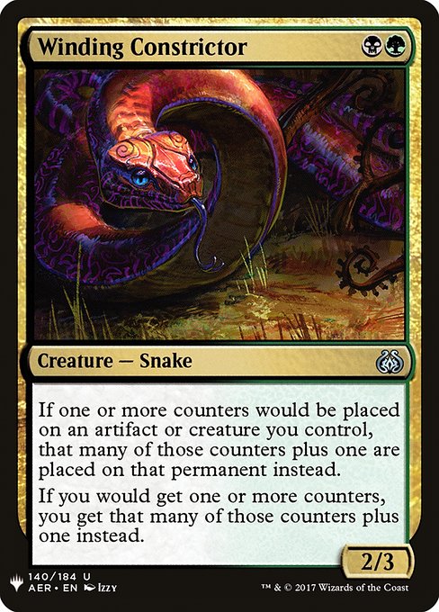 Winding Constrictor [Mystery Booster #1512] (AER-U)