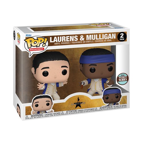POP Figure Box Set: Hamilton -  Laurens & Mulligan (2 Pack)