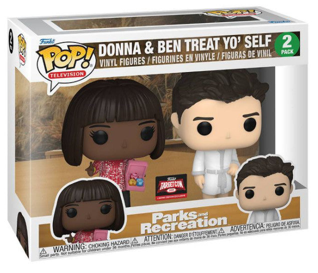 POP Figure Box Set: Parks & Rec - Donna & Ben Treat Yo' Self (2 Pack) (Targetcon)