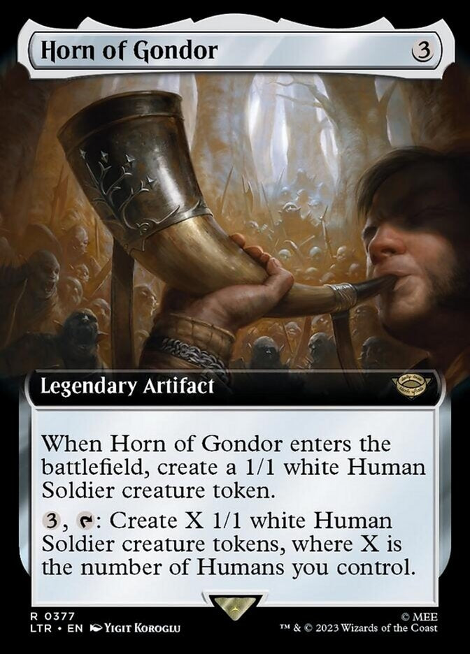 Horn of Gondor [#0377 Extended Art] (LTR-R)