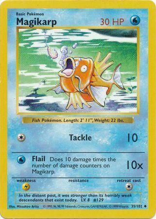 Magikarp - 035/102 (BSS) Uncommon - Near Mint Unlimited