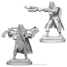 D&D: Nolzur's Marvelous Miniatures - Human Male Sorcerer W01