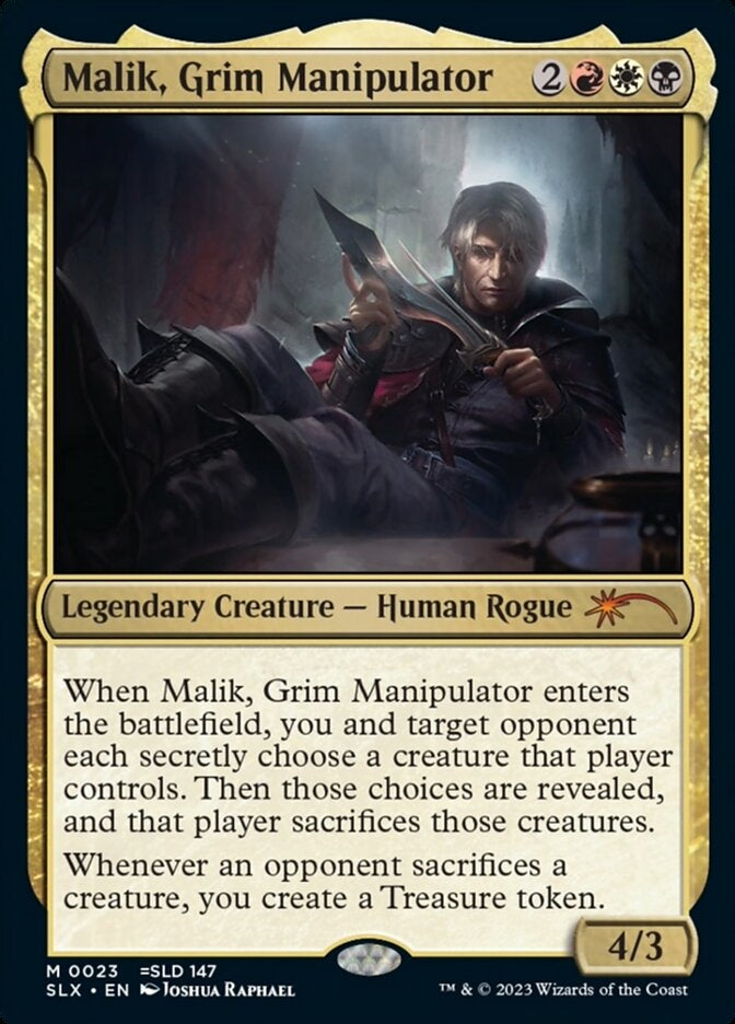 Malik, Grim Manipulator [#0023 =SLD 147] (SLX-M)