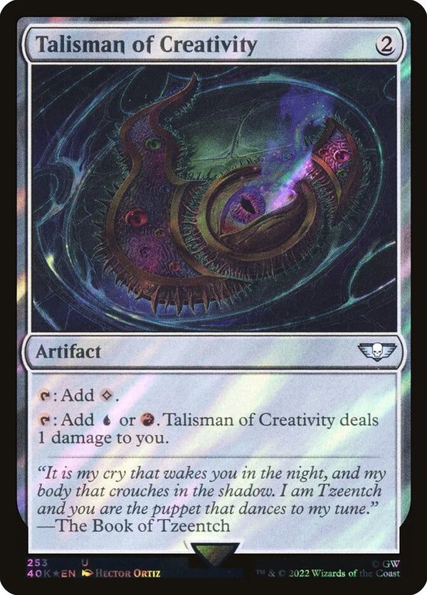 Talisman of Creativity [#253 Surge Foil] (40K-U-FOIL)