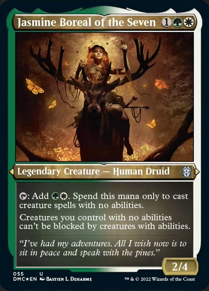 Jasmine Boreal of the Seven [#055 Etched FOIL] (DMC-U)