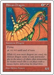 Shivan Dragon (5ED-R)