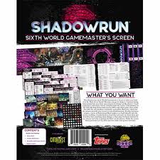 Shadowrun RPG (5th Ed): A Sixth World GM Screen