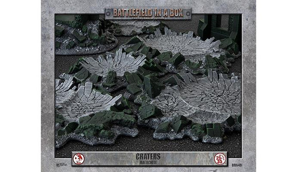 Battlefield in a Box (BB649) - Gothic Battlefields: Craters - Malachite