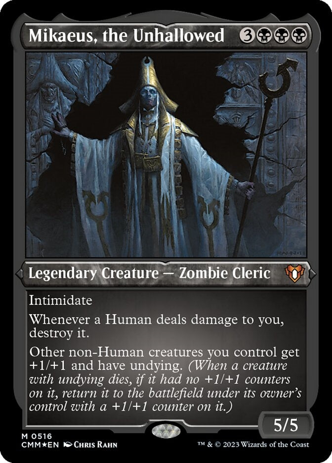 Mikaeus, the Unhallowed [#0516 Etched Foil] (CMM-M)