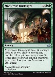 Monstrous Onslaught (AER-U)