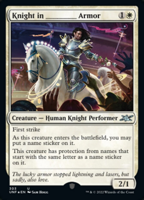 Knight in _______ Armor [#303 Galaxy Foil] (UNF-U)