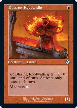 Blazing Rootwalla [#404 Old-Frame] (MH2-U)