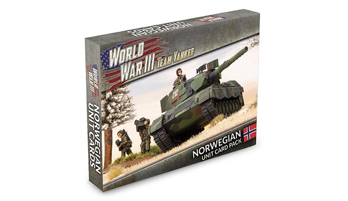 Flames of War: Team Yankee WW3: Nordic Forces (WW3-08N) - Unit Cards: Norwegian