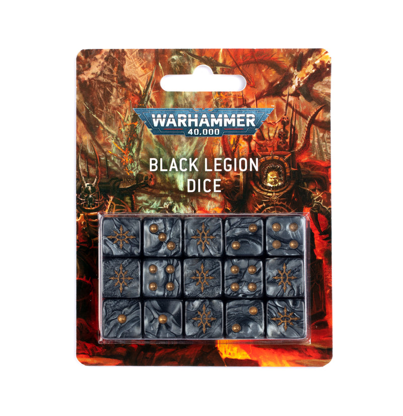 Citadel Hobby: Dice Set - 40K: Heretic Astartes - Black Legion (9th)