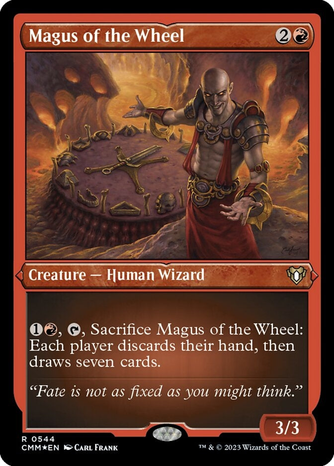 Magus of the Wheel [#0544 Etched Foil] (CMM-R)