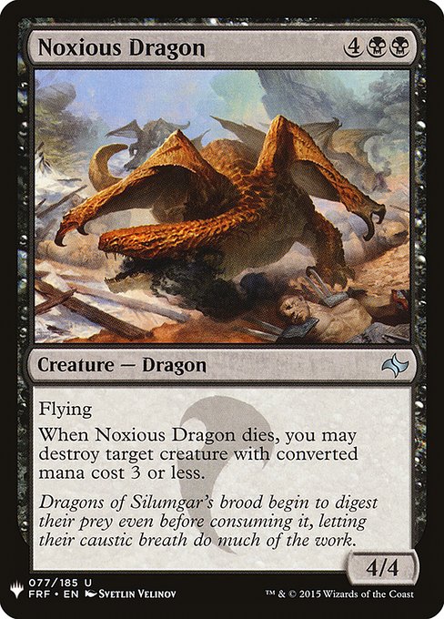 Noxious Dragon [Mystery Booster #0725] (FRF-U)