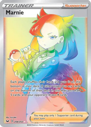 Marnie (Secret) - 208/202 (SWSH01) Secret Rare - Near Mint Holofoil
