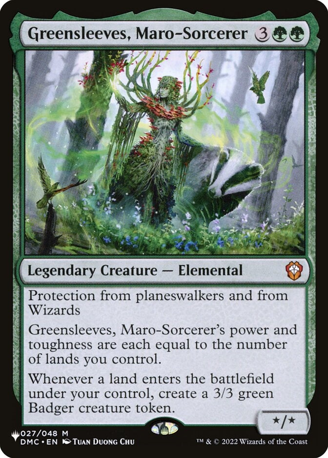 Greensleeves, Maro-Sorcerer (DMU-M-LIST)