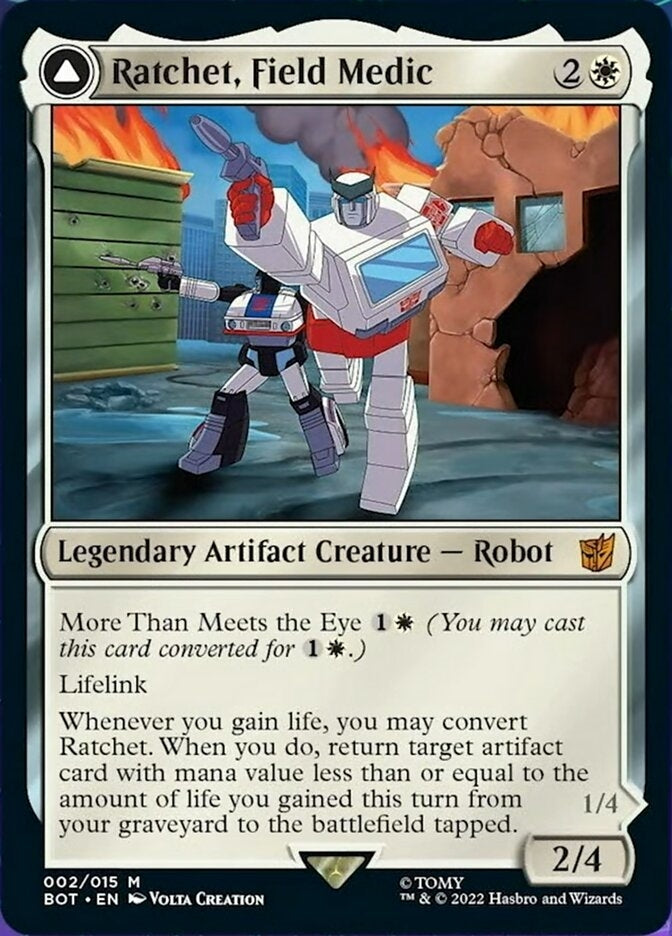 Ratchet, Field Medic // Ratchet, Rescue Racer (BOT-M)