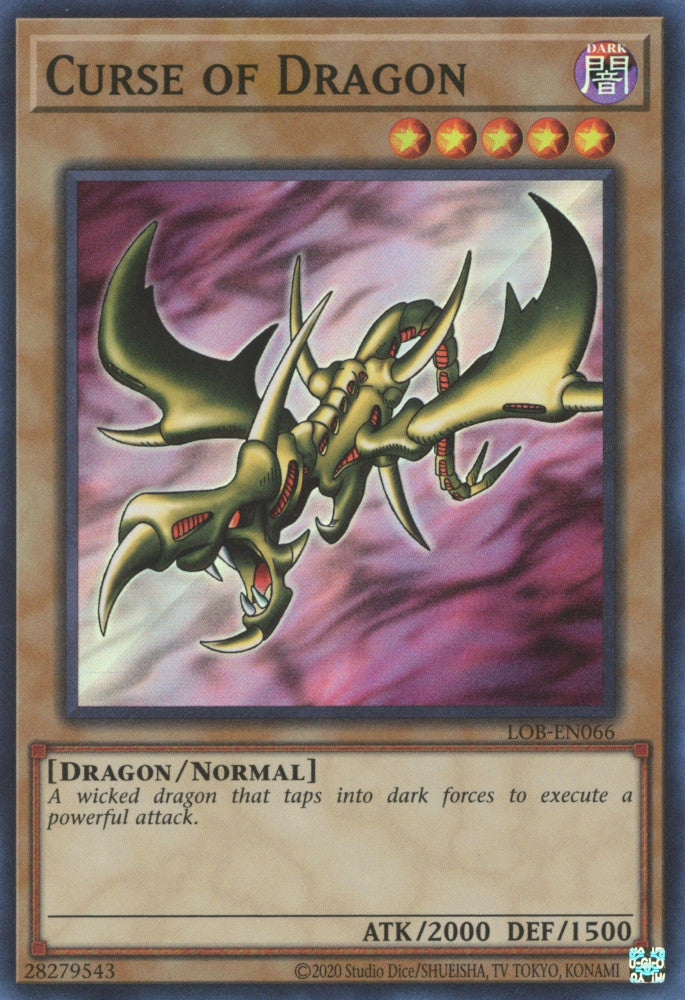 Curse of Dragon (LOB-EN066 (c) 2020 25th Anniversary) Super Rare - Near Mint Unlimited