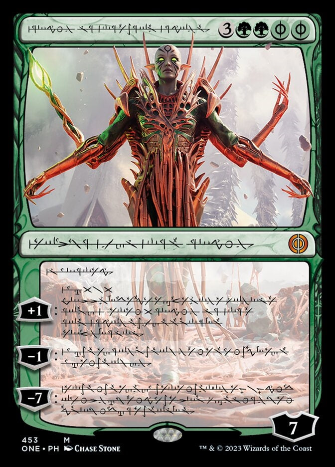 Nissa, Ascended Animist [#453 Compleat FOIL] (ONE-M)