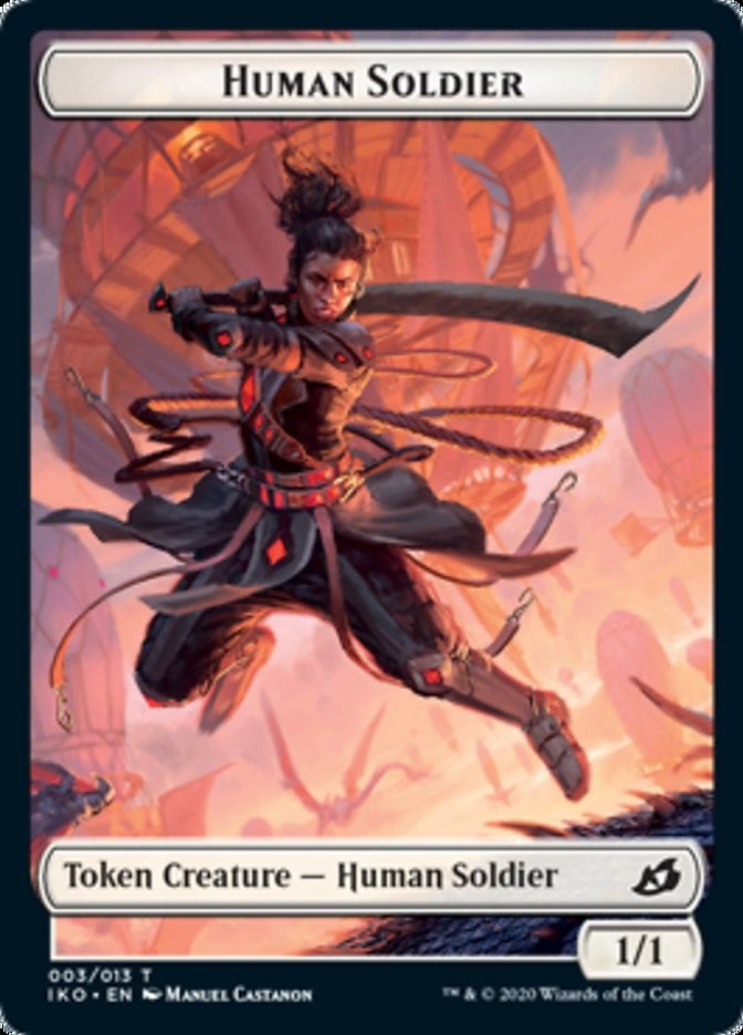 Human Soldier Token [003/012] (IKO-T)