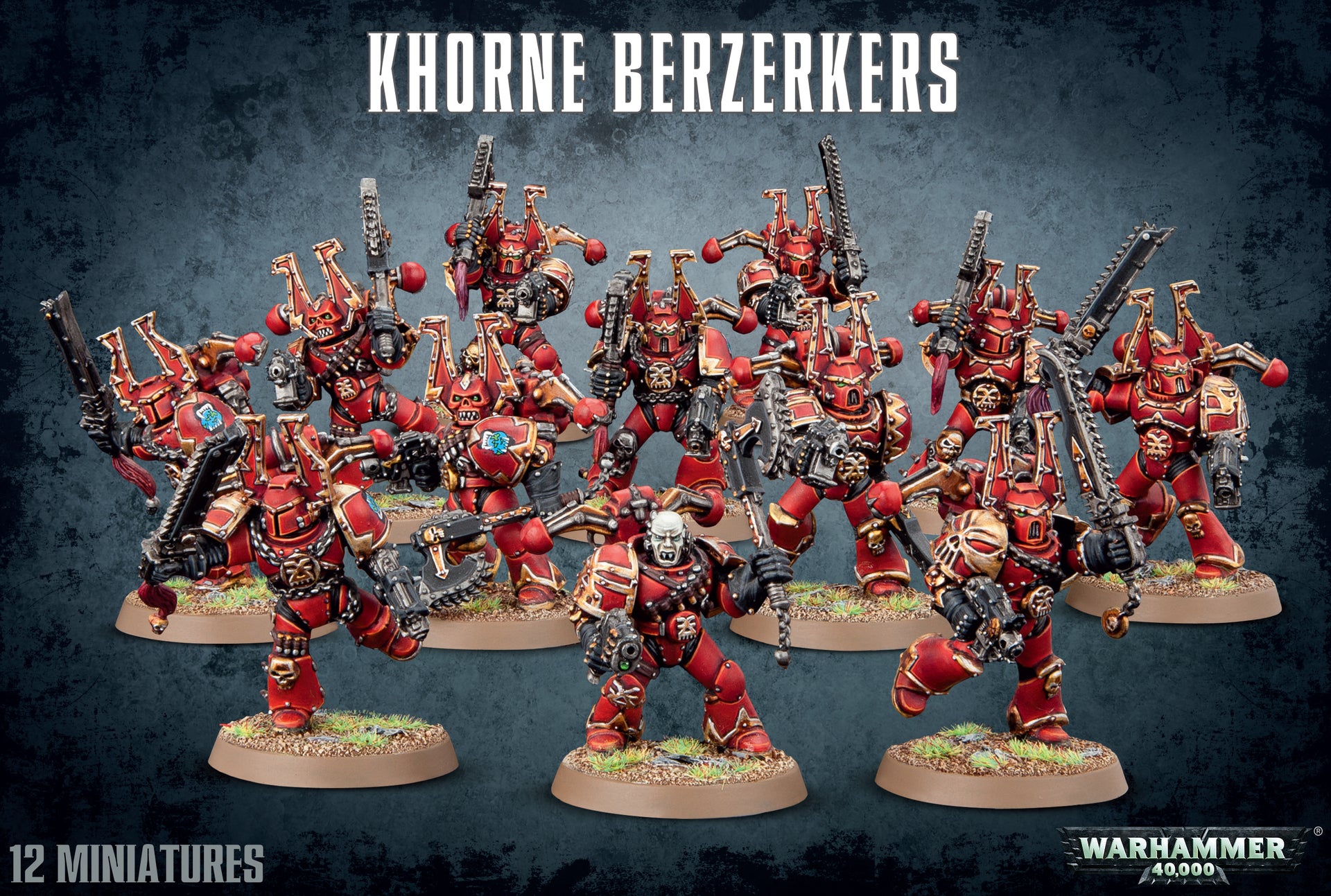 WARHAMMER 40K CHAOS Space Marines Khorne Berzerkers Conversions OOP