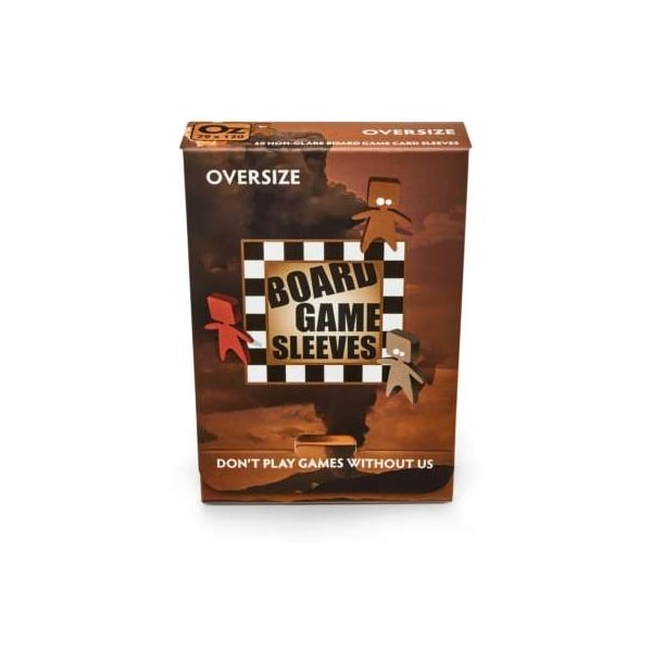 Arcane Tinmen: Board Game Card Sleeves - Oversize Brown (79x120mm)