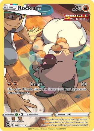 Rockruff - TG07/TG30 (SWSH12:TG) Ultra Rare - Near Mint Holofoil