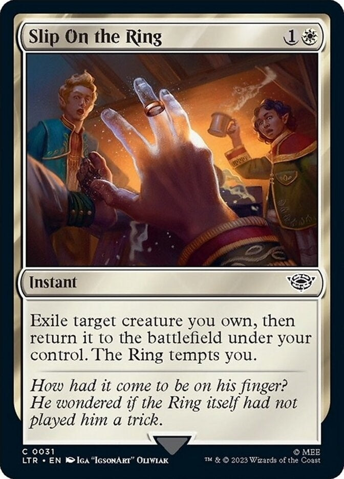 Slip On the Ring [#0031] (LTR-C)