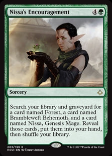 Nissa's Encouragement (HOU-R)