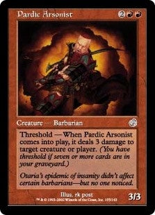 Pardic Arsonist (TOR-U)