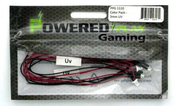 Powered Play Gaming: LED Color Pack- UV/Blacklight 3mm