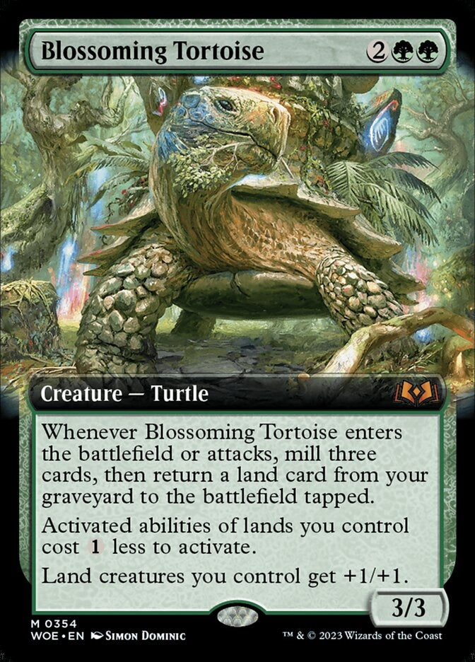 Blossoming Tortoise [#0354 Extended Art] (WOE-M)