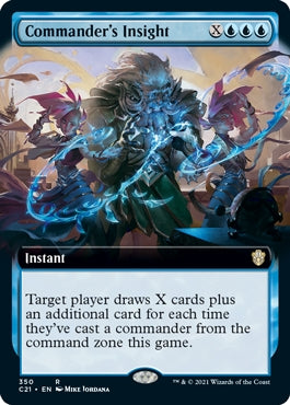 Commander's Insight [Extended Art] (C21-R)