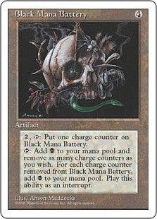 Black Mana Battery (4ED-R)