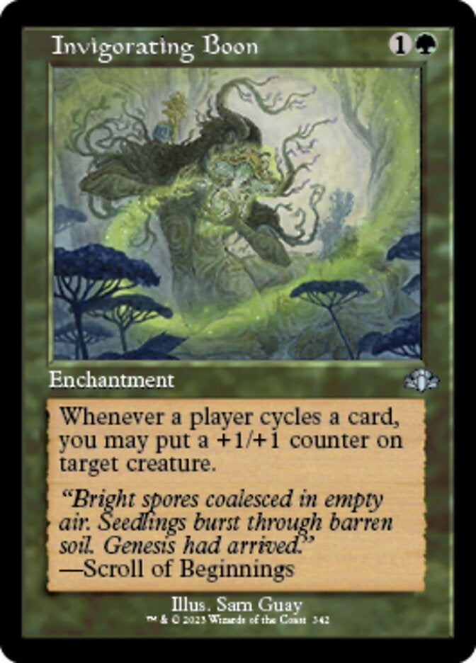 Invigorating Boon [#342 Old Frame Bonus Sheet] (DMR-U)