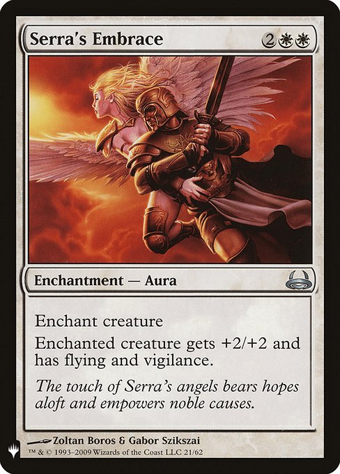 Serra's Embrace [Mystery Booster #0225] (DDC-U)