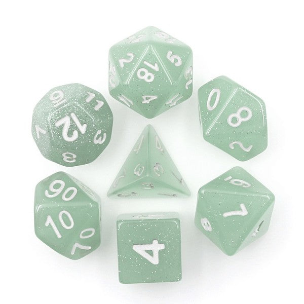 HDTG-07: Translucent Glitter - Grey Poly Set (7)