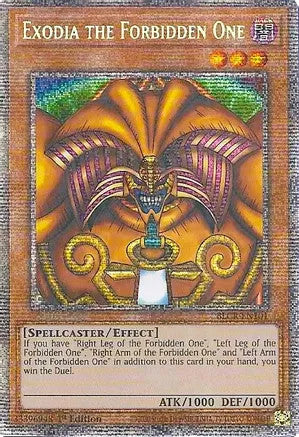 Exodia the Forbidden One (BLCR-EN101) 1st Ed. Starlight Rare