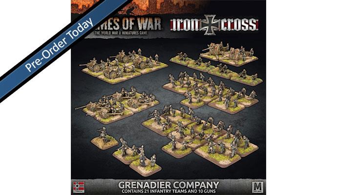 Flames of War: WWII: German (GEAB23) - Iron Cross: Grenadier Company