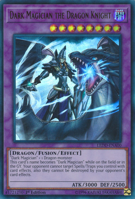 Dark Magician The Dragon Knight (LEDD-ENA00) 1st Edition